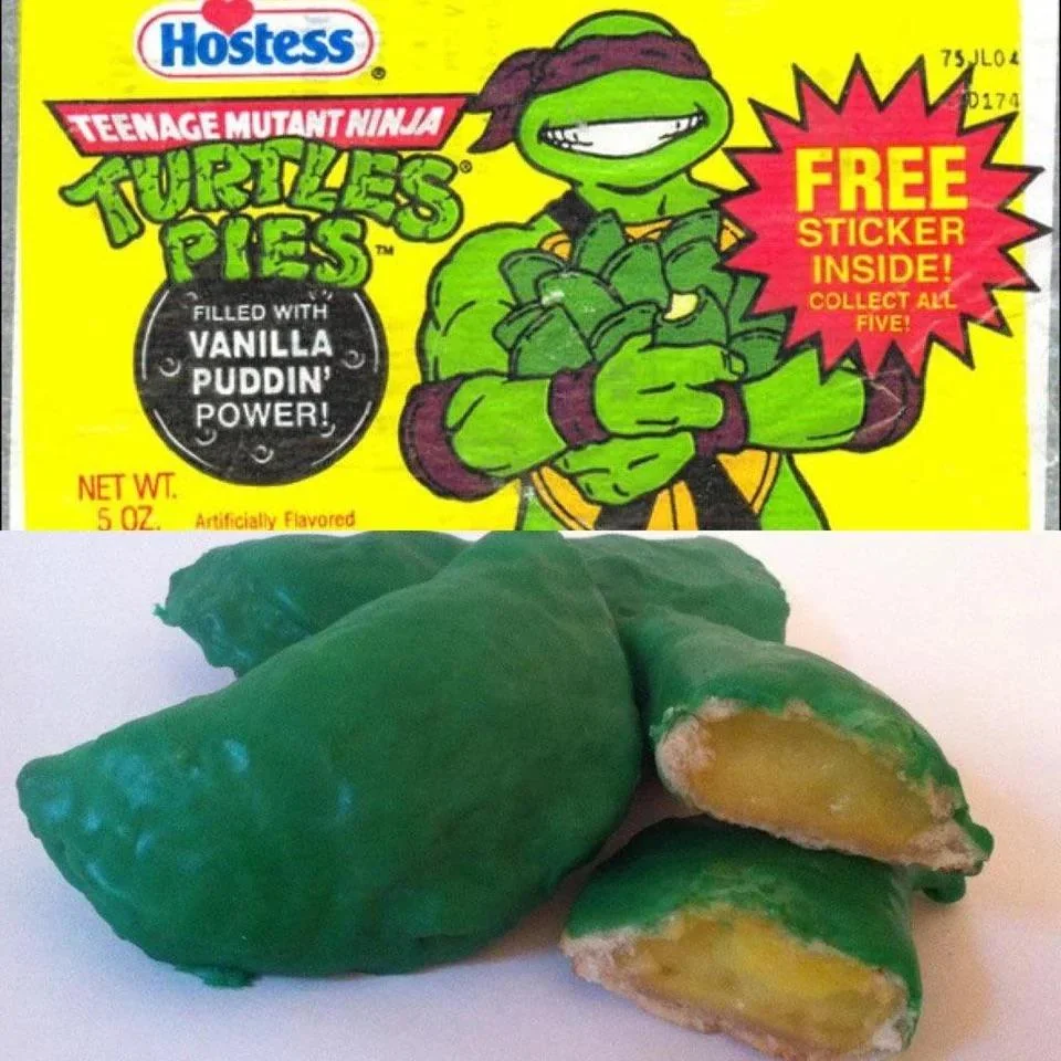 Hostess Ninja Turtles Pudding Pies